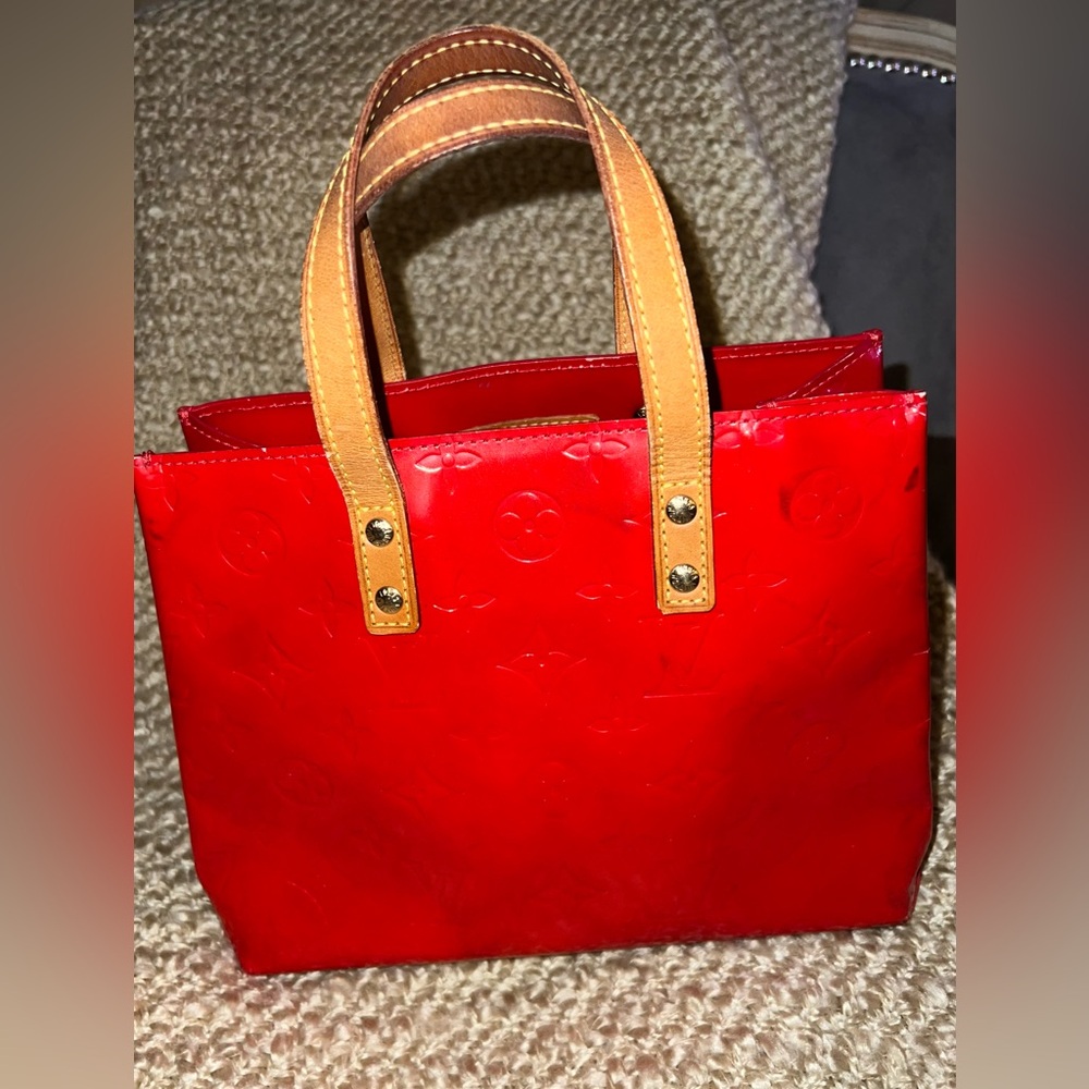 Sale ❤️Louis Vuitton Red Tote Bag
